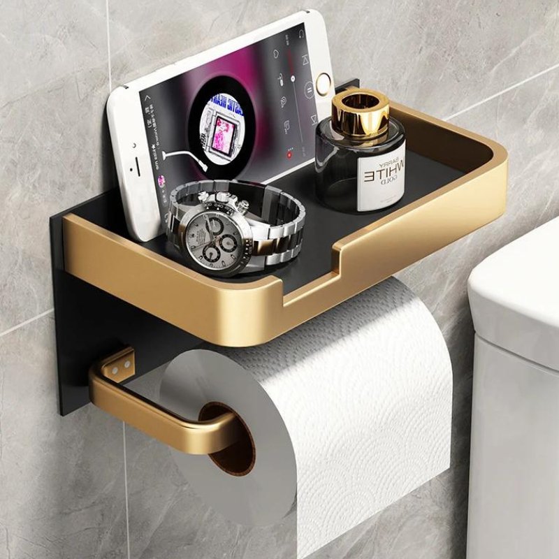 Toilet Paper Holder | Wall-Mounted | Metal Design