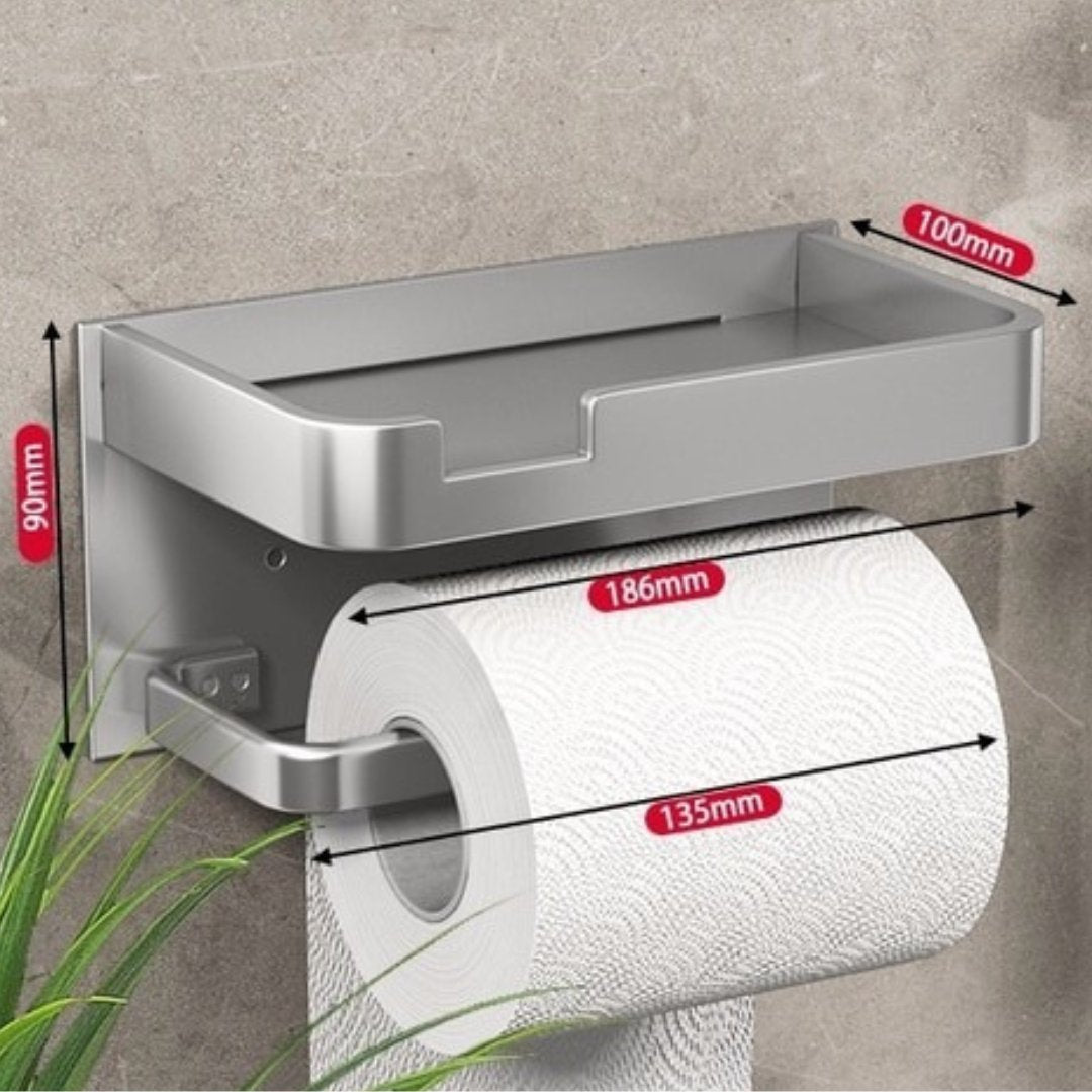 Toilet Paper Holder | Wall-Mounted | Metal Design