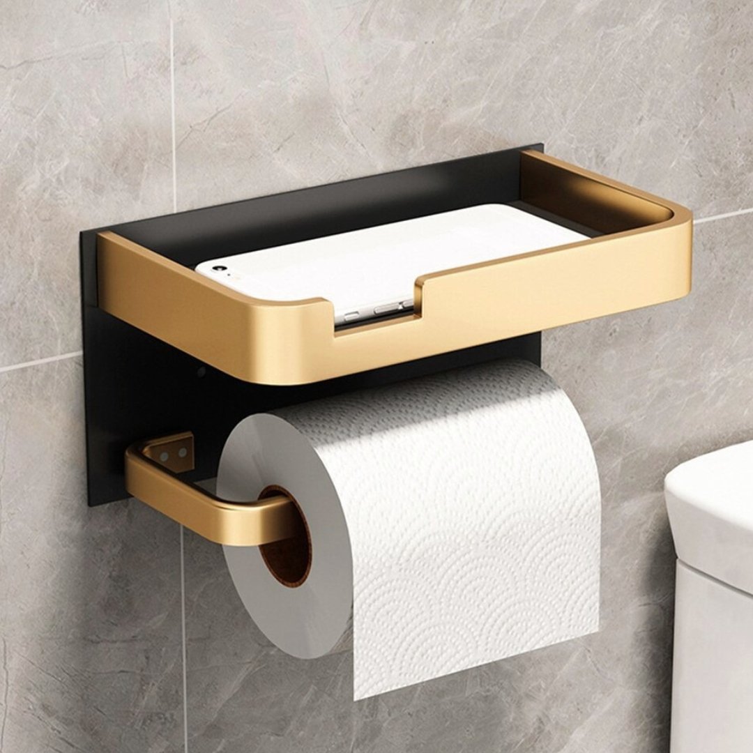 Toilet Paper Holder | Wall-Mounted | Metal Design