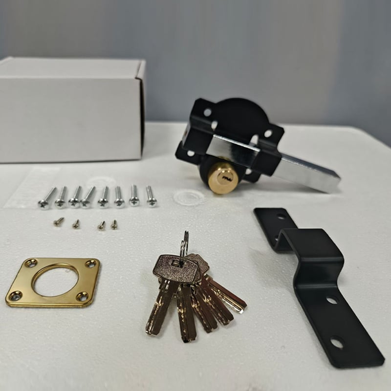 Gate Lock with Key | Rust-Resistant | Spring Bolt