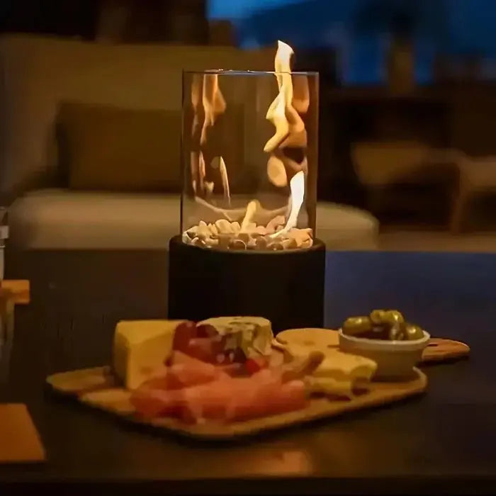 Tabletop Fire Lantern – Portable for Indoor and Outdoor Ambiance