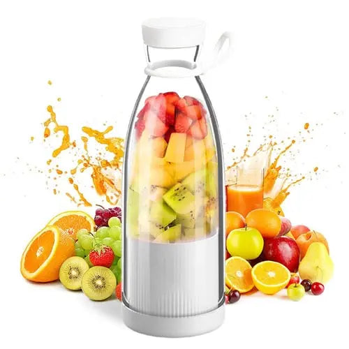 Portable Blender for Smoothies – USB Rechargeable, 6 Steel Blades, BPA-Free