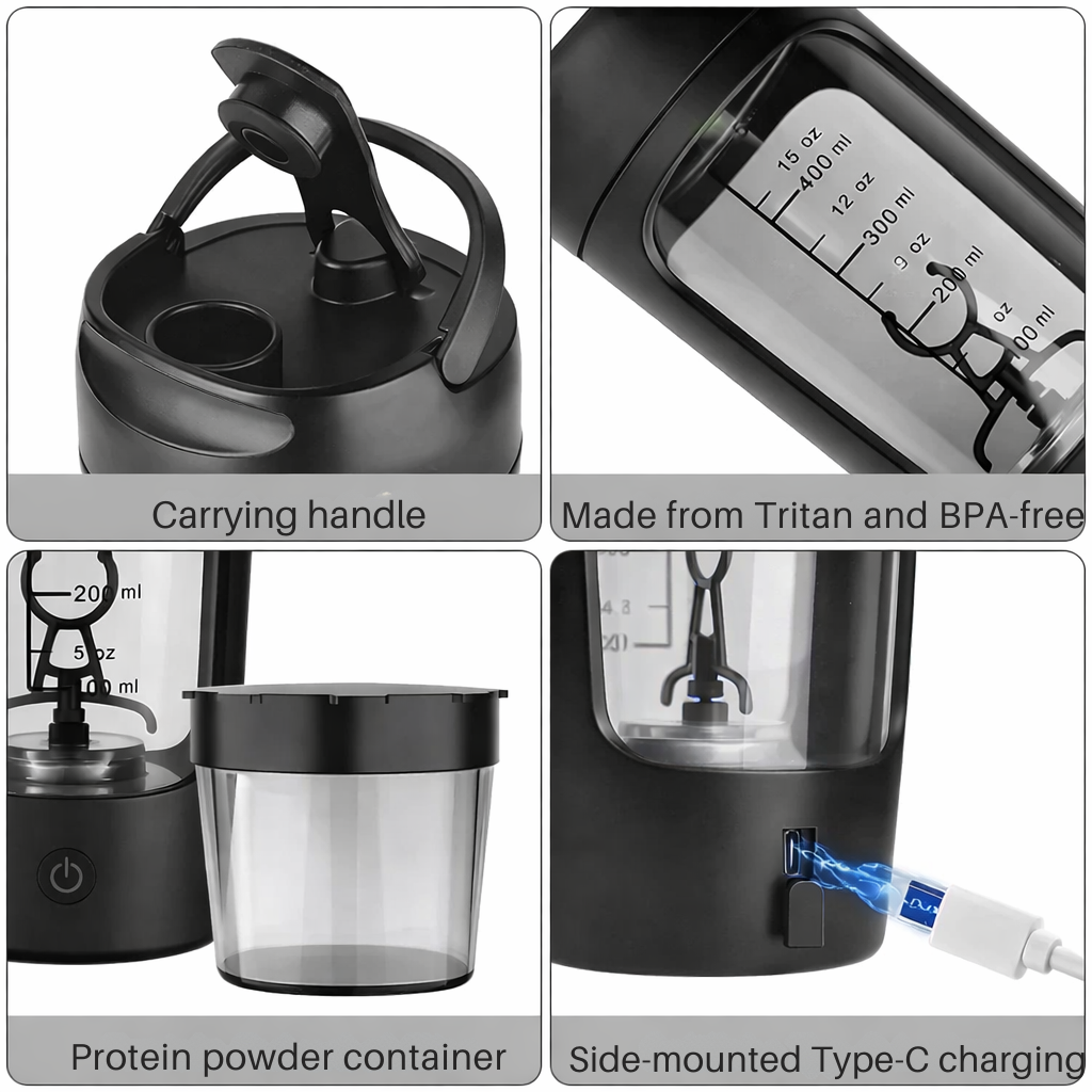 Portable Rechargeable Self-Mixing Blender