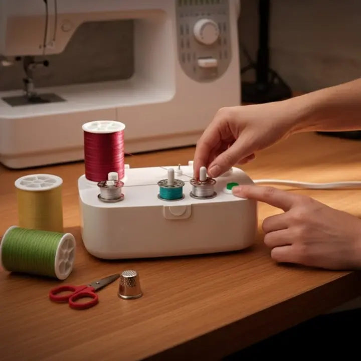 Compact Sewing Machine Bobbin Winder for Easy Use