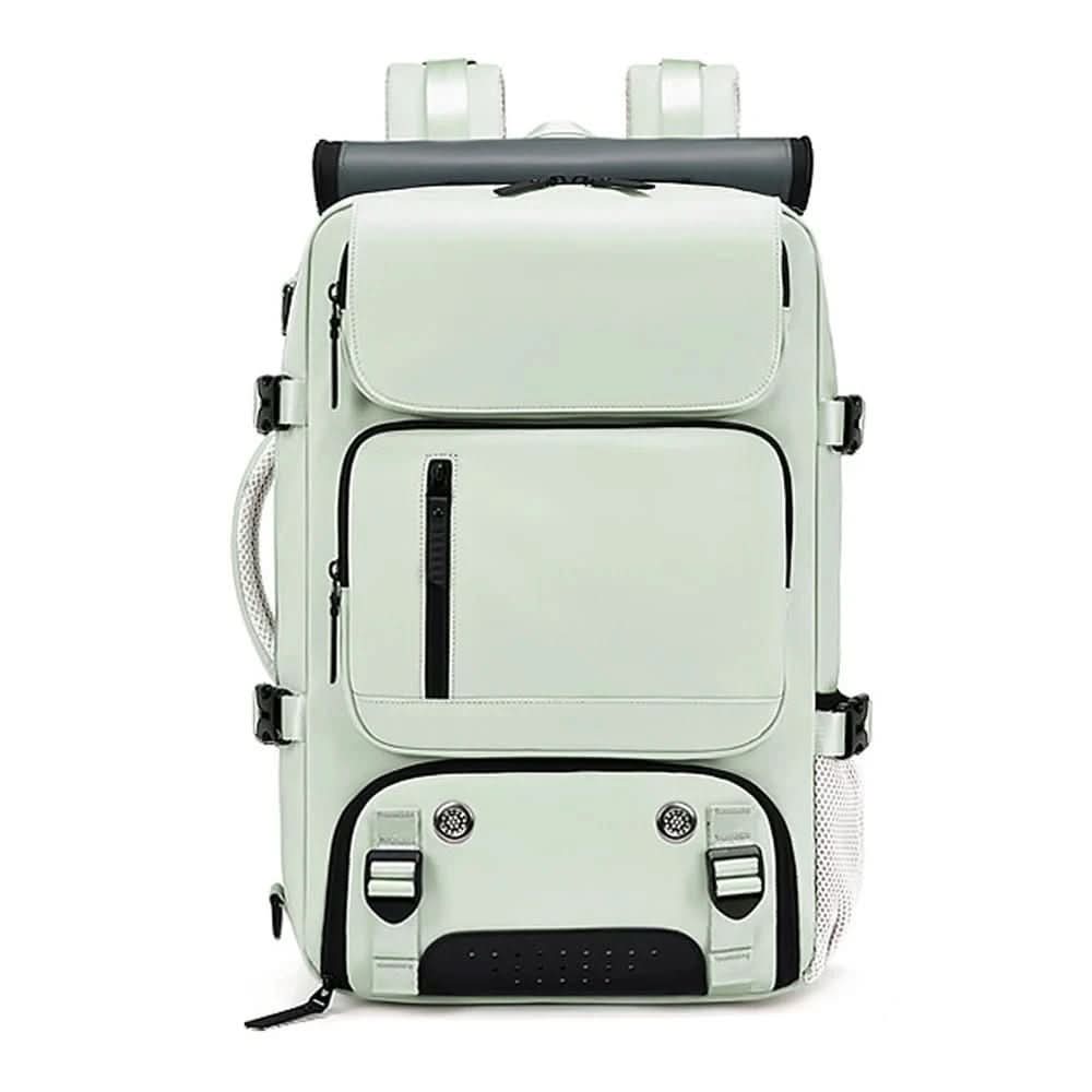 Large Waterproof Travel Backpack with USB Charging Port