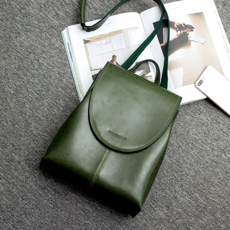 Sophisticated Leather Backpack for Women – Everyday Travel Companion