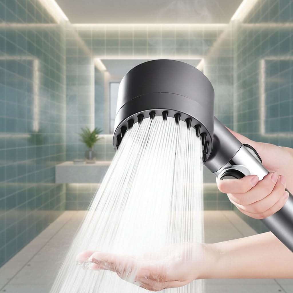 High-Pressure Shower Head with 9-Layer Filtration System