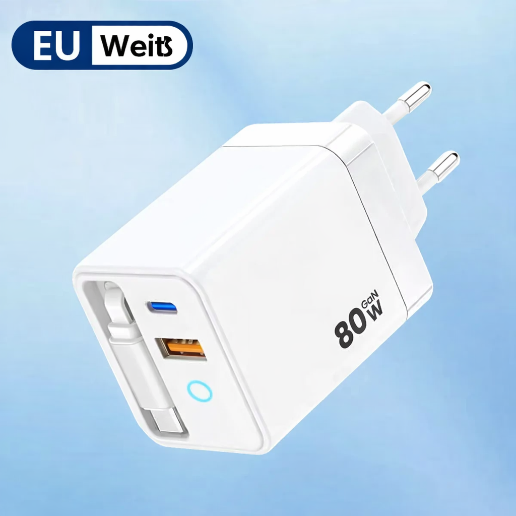 Smart Multi-Device Charger | GaN Fast Charging Wall Adapter