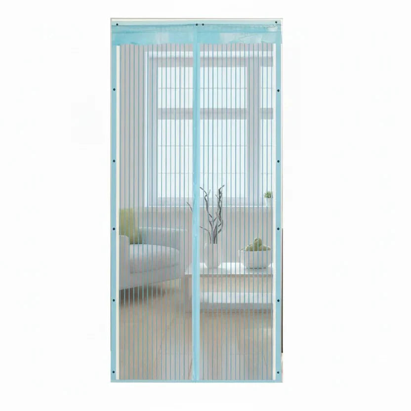 Magnetic Insect Screen Curtain for Doorway with Automatic Closure