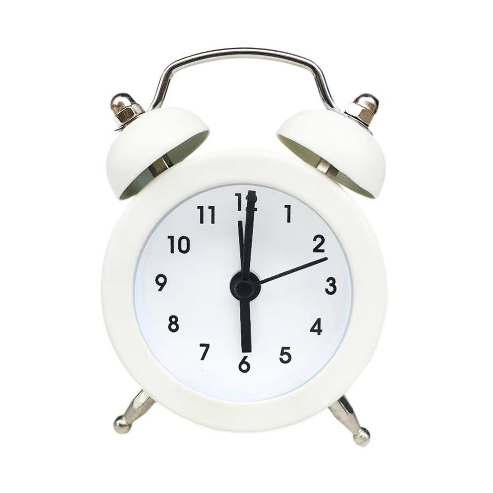 Classic Twin Bell Alarm Clock with Silent Sweep Technology