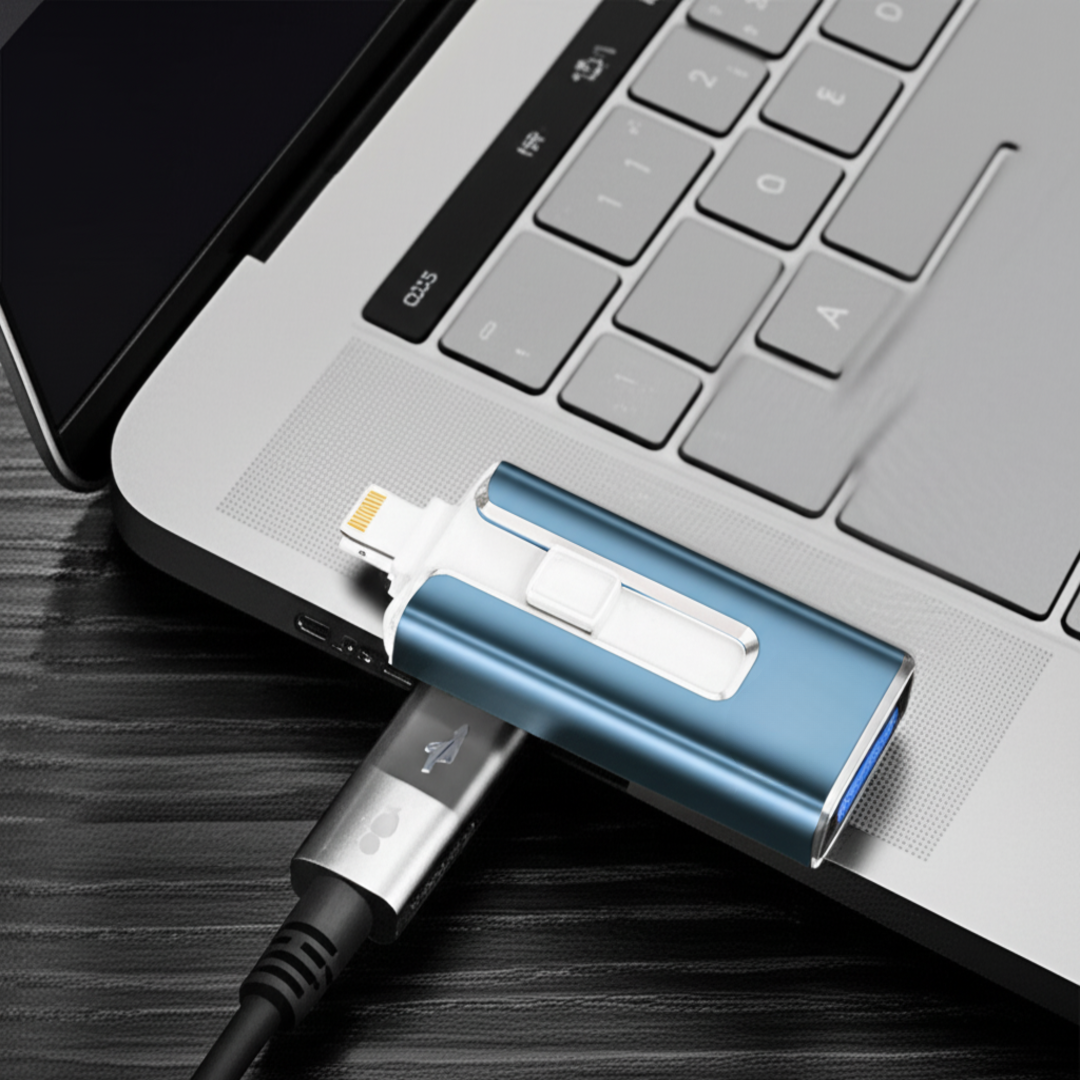 USB Drive | Additional Storage | Multi-Port Data Transfer