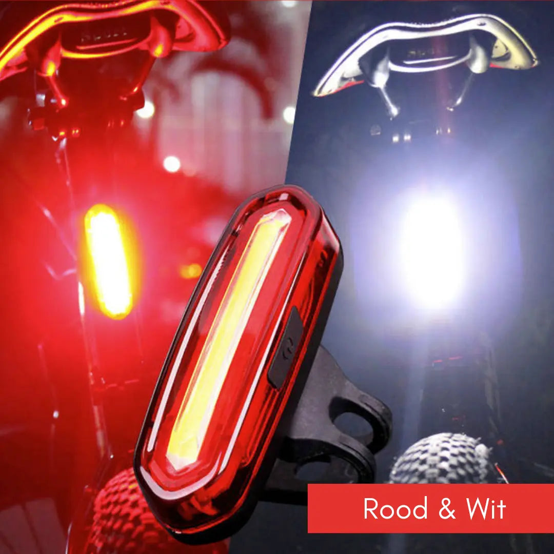 LED Bicycle Taillight with Rechargeable Battery – Broad Visibility