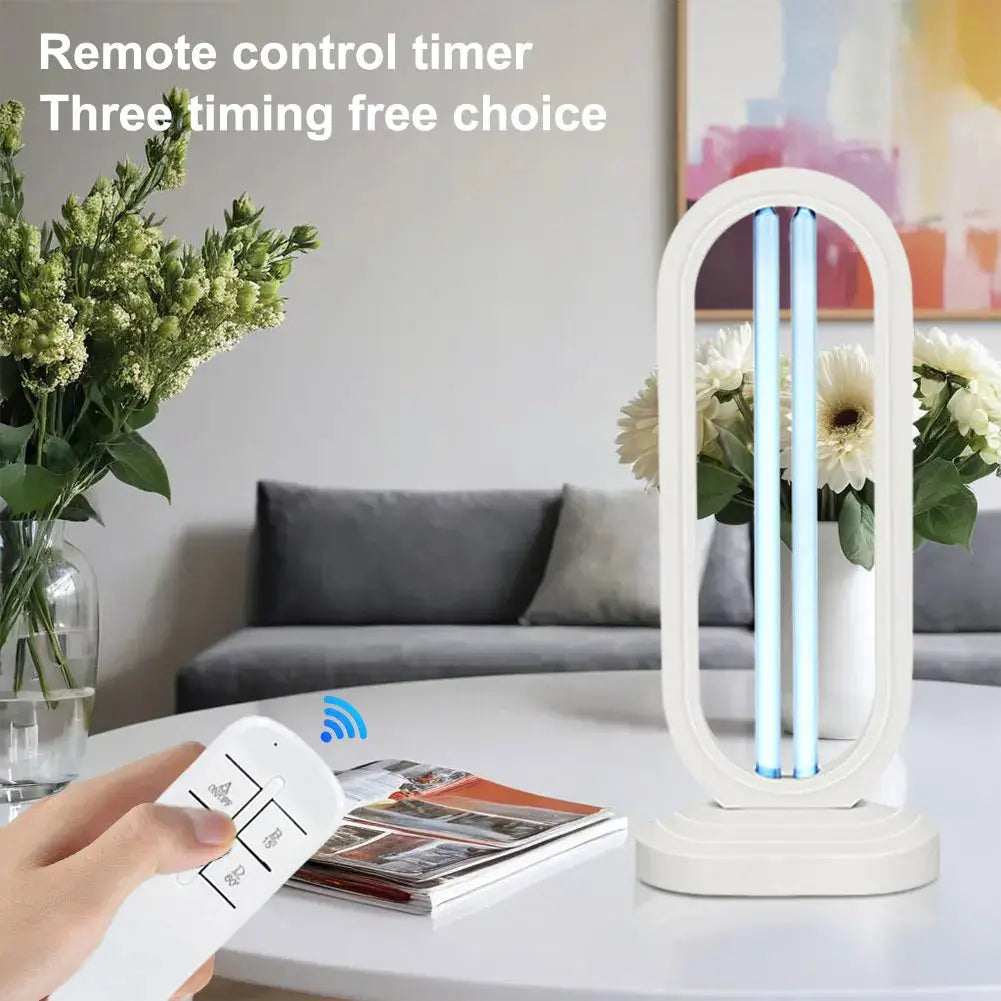 38W UV-C Sterilization Light – Timer & Remote Control, Available in Black or White