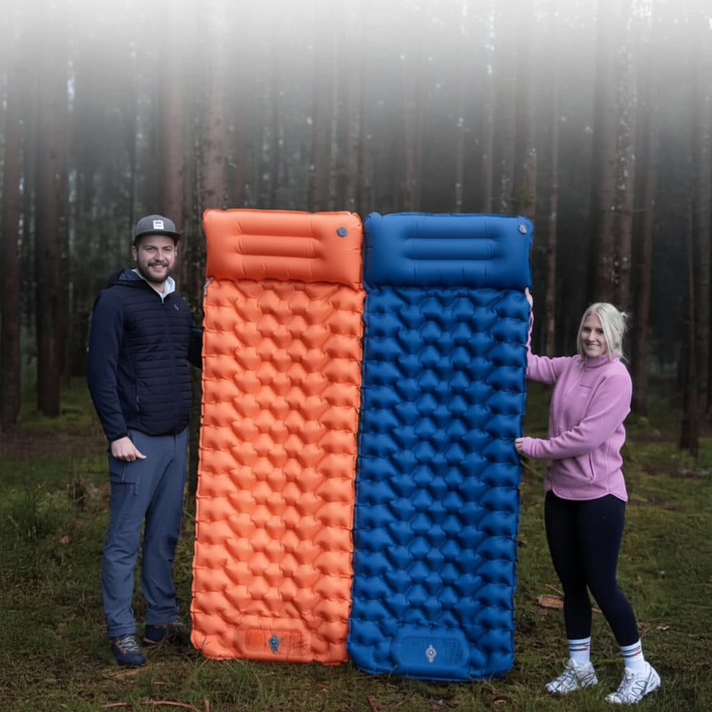 Compact Air Mattress with Foot Pump & Comfort Design