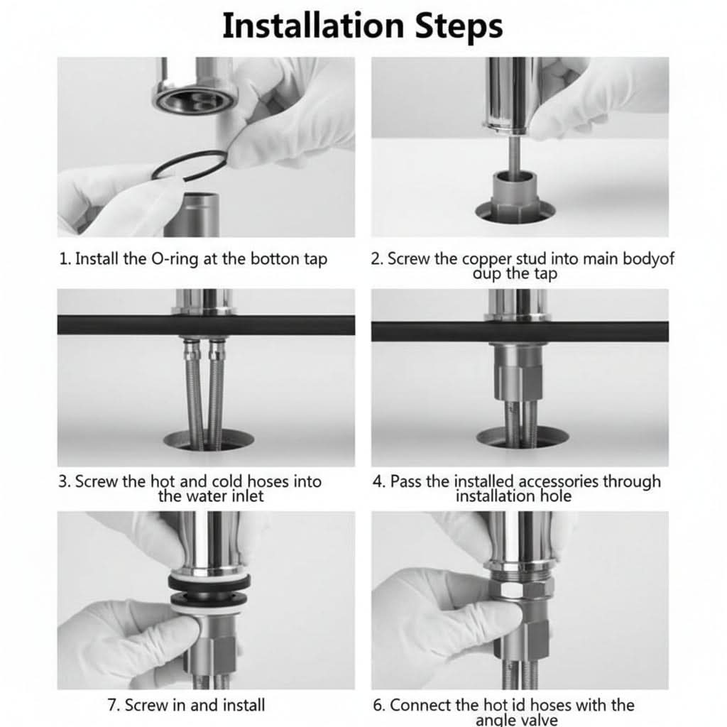 360° Rotatable Sink Sprayer - Universal Faucet Spray Attachment