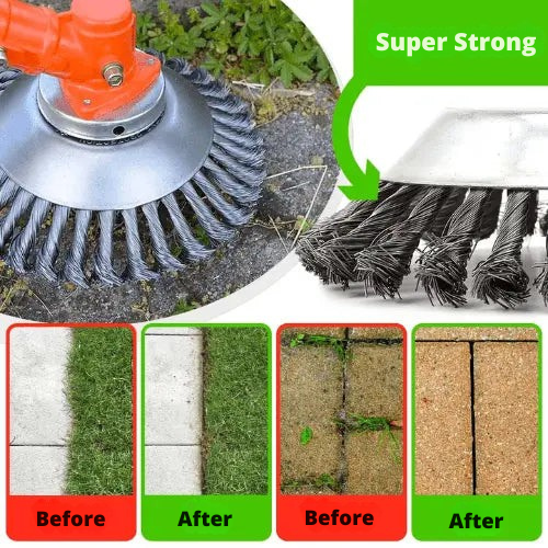Weed Remover with Twisted Steel Wire | Eliminates Moss and Weeds