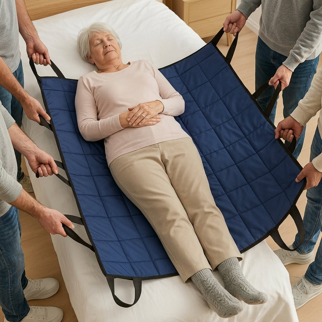 Comfortable Transfer Mat for Seniors | Padded Aid for Bed and Support