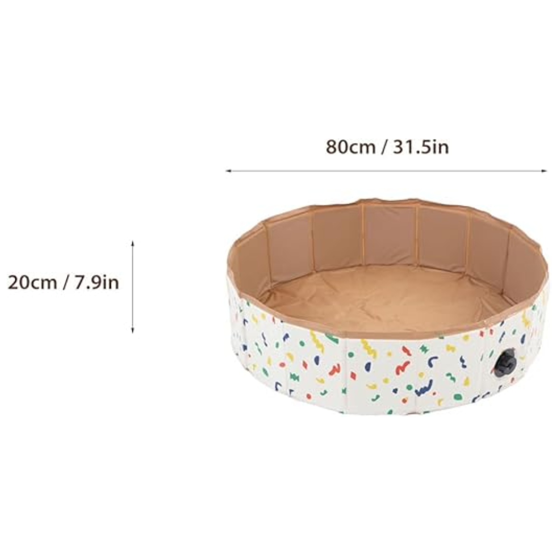 80 cm Round Portable Playpen – Secure Space for Infants