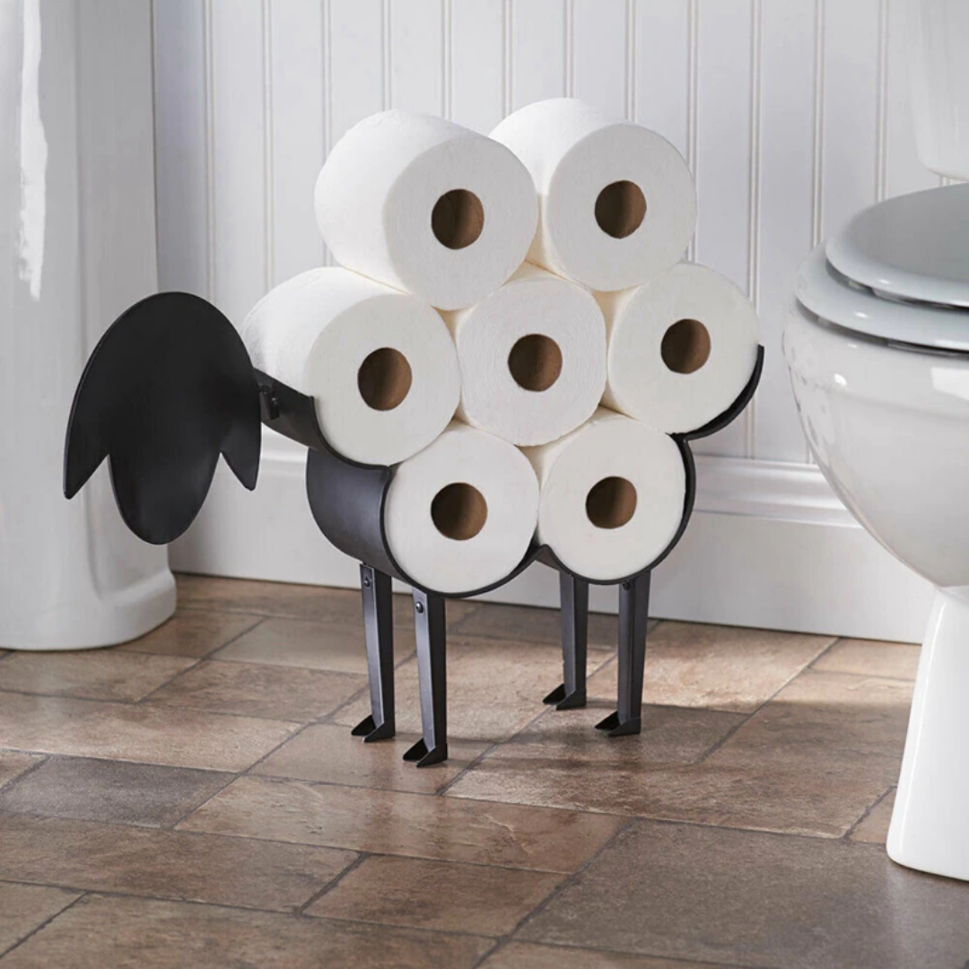 Animal-Themed Toilet Paper Dispenser – Stylish and Practical