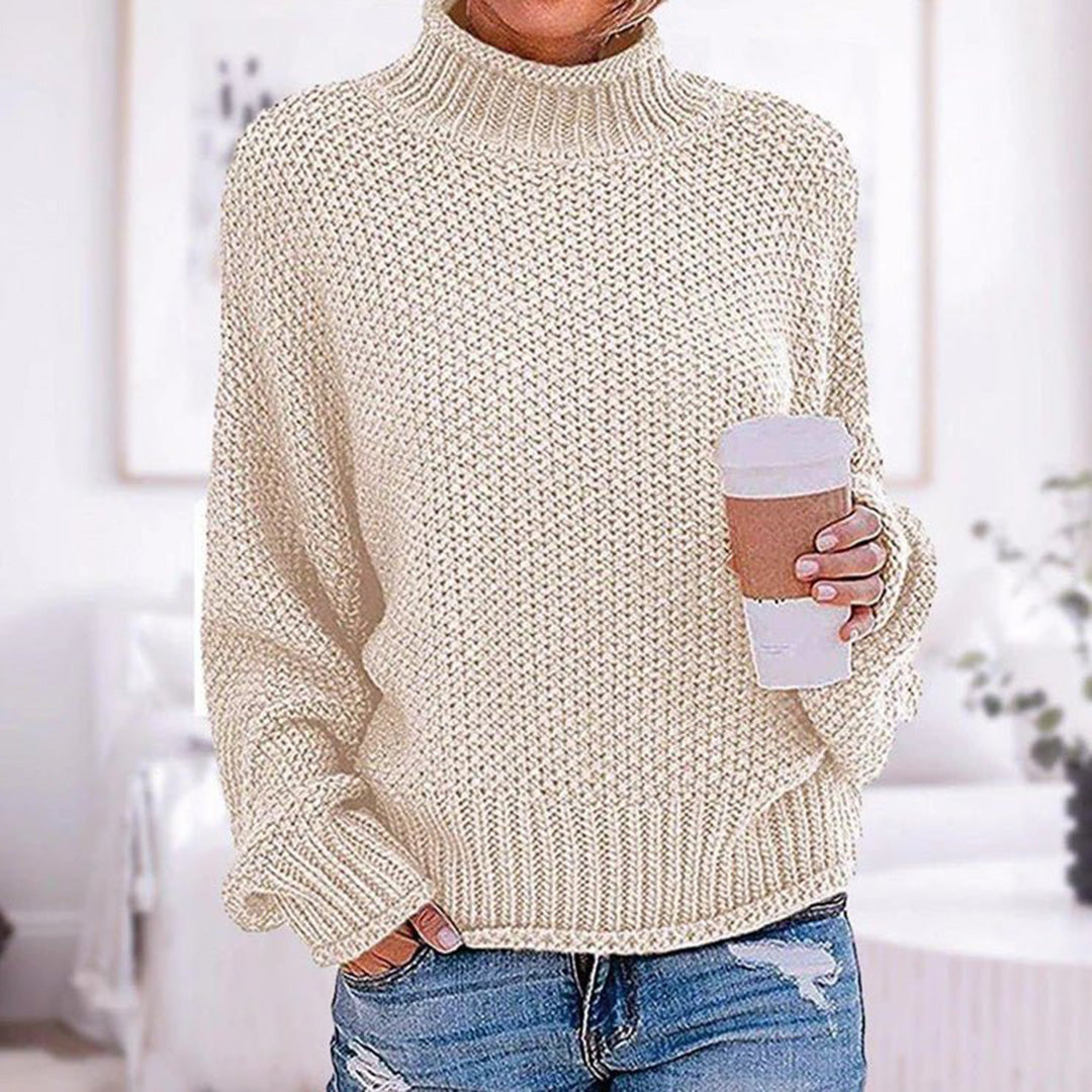 Stylish Casual Sweater in Violet