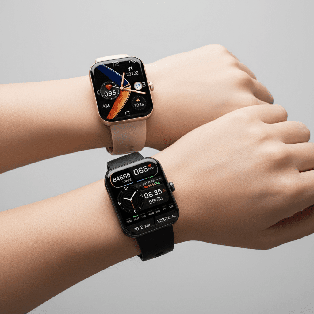 Multifunctional Health Smartwatch with Glucose Monitoring and Vital Signs Tracking