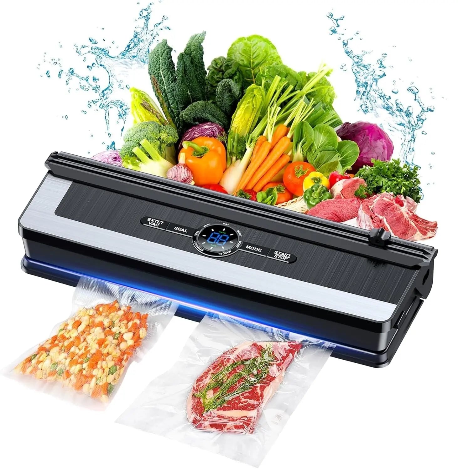 Vacuum Packing Machine with Integrated Bag Cutter – Extended Freshness