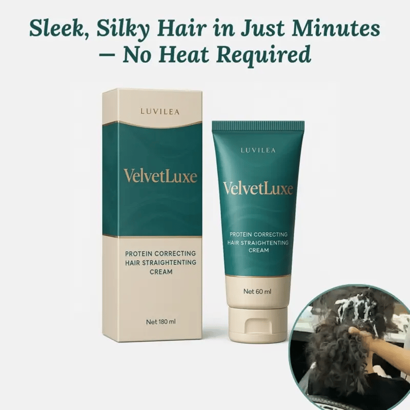 VelvetLuxe™ Keratin Cream — Instantly Tame Frizz for Hair You’ll Love to Touch