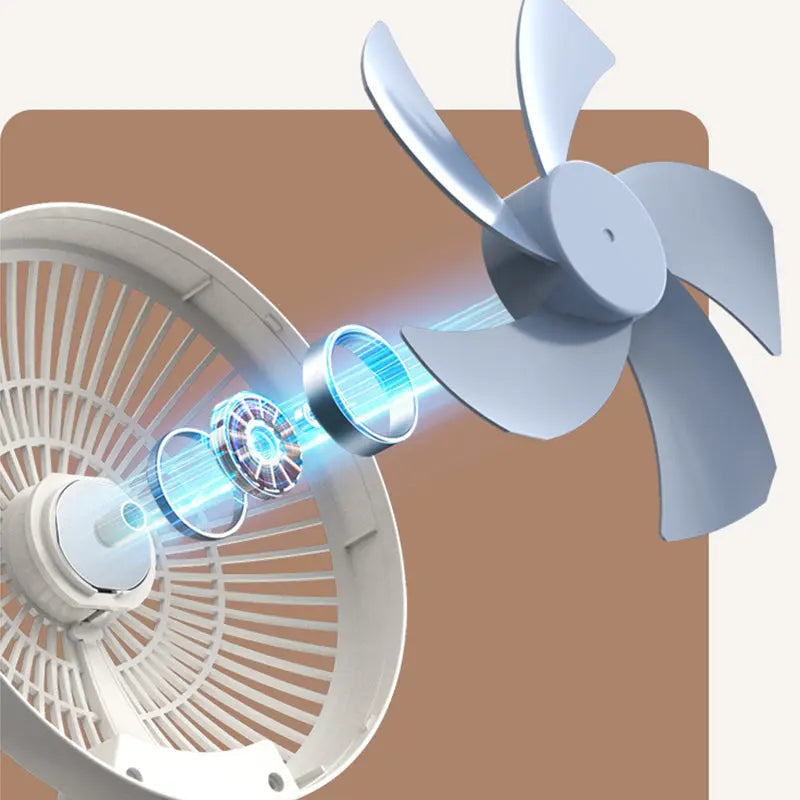 Adjustable Angle Wall-Mounted and Table Fan – Space-Saving Quiet Cooling for Home and Office