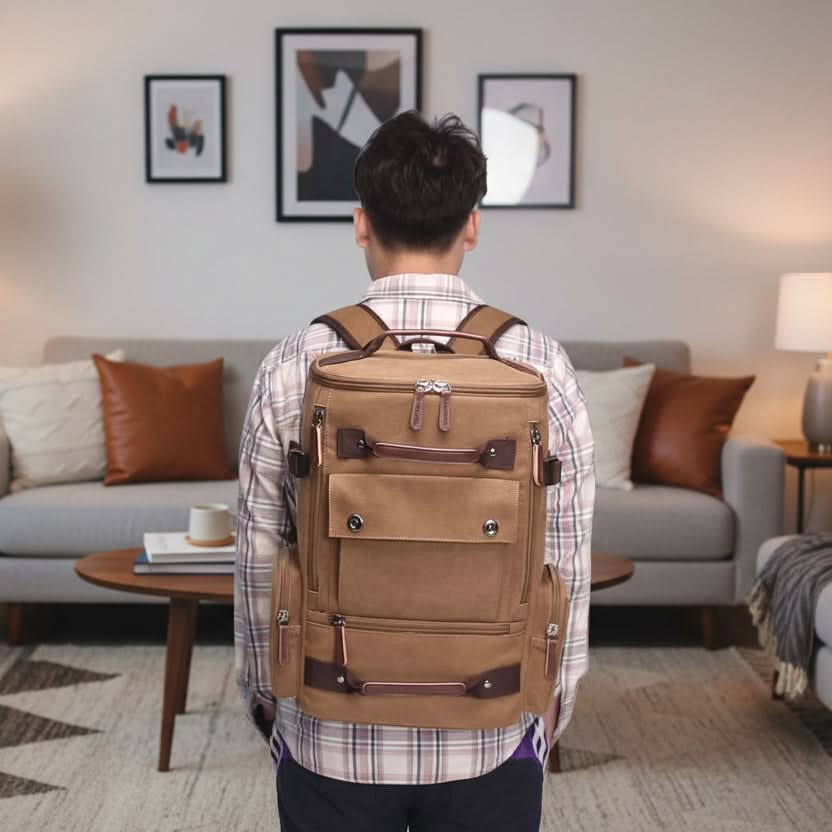 Large Travel Backpack with Laptop Section for Everyday Use