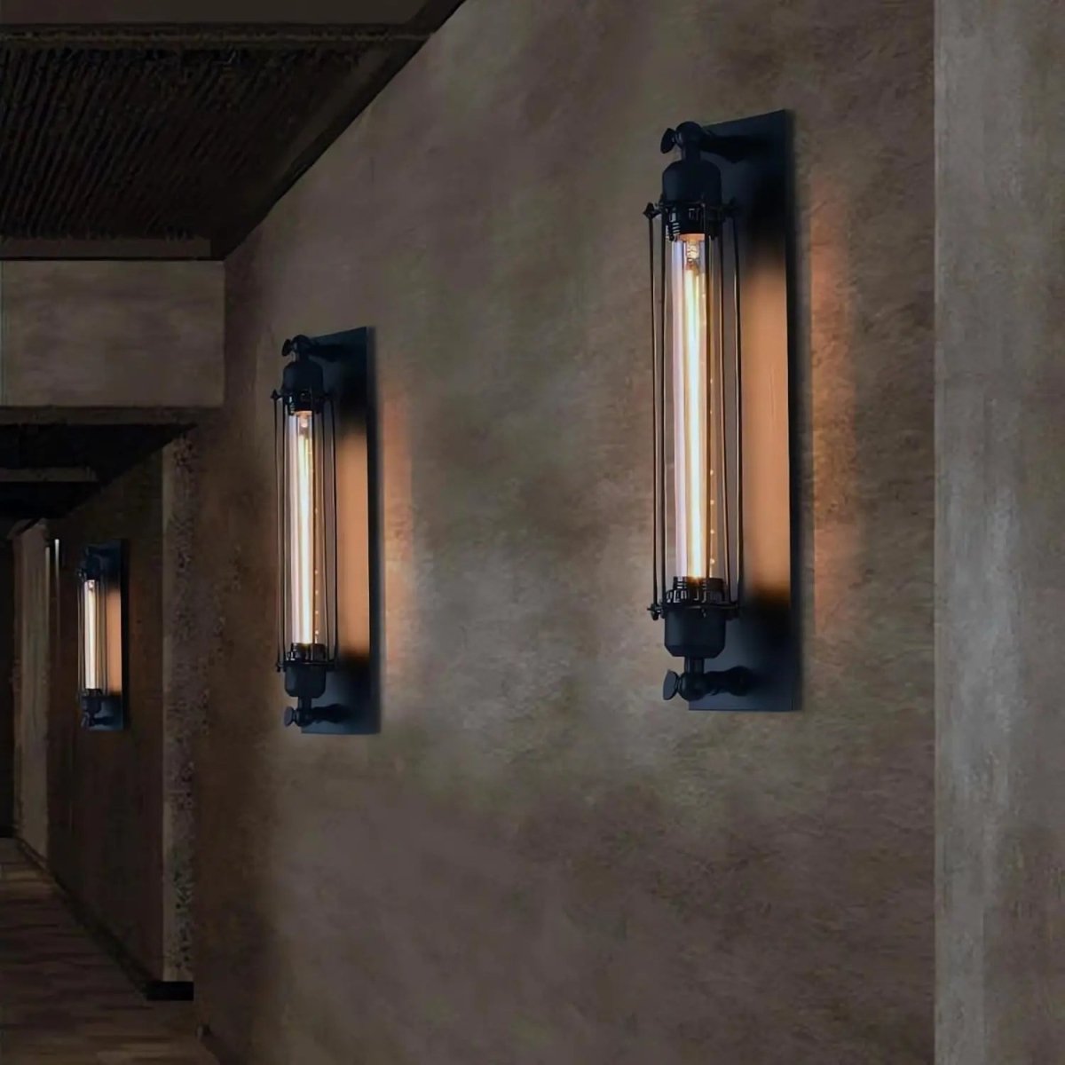 LuxeGlow - Vintage-Inspired LED Wall Lamp for Cozy Ambiance