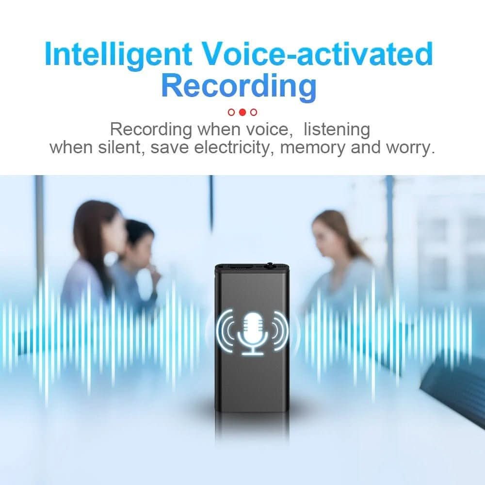 Voice-Activated Audio Recorder with Clear Sound Storage