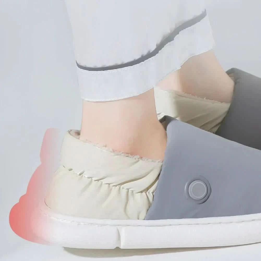 Adjustable Heated Slippers for Cozy Indoor Comfort