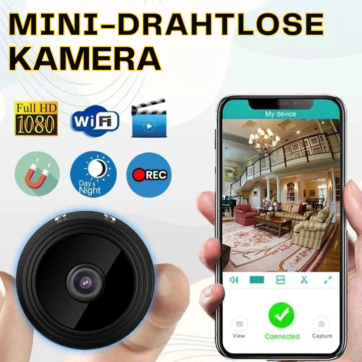 Wi-Fi Indoor Camera with Night Vision and Motion Detection