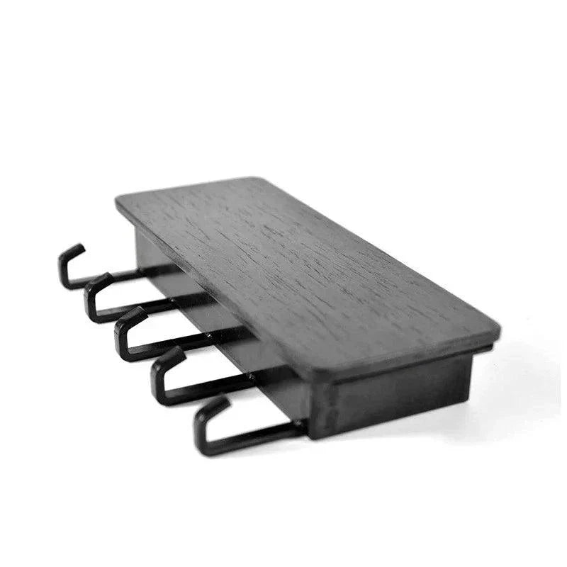 Elegant Wall Organizer for Keys and Mail - Space-Saving Solution