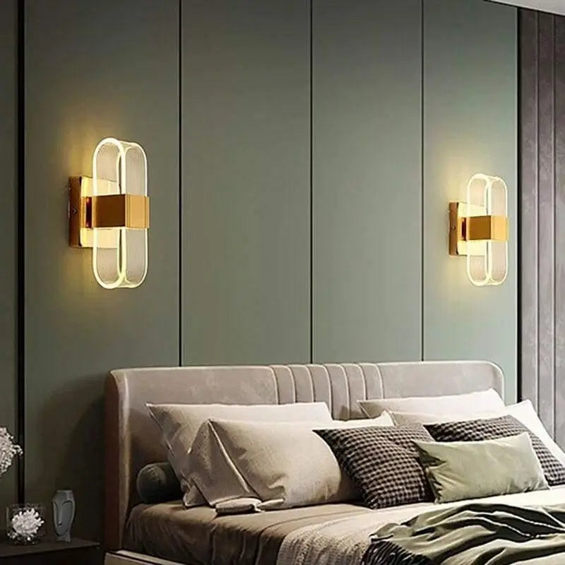 Modern Rectangular LED Wall Fixture for Soft Ambient Lighting