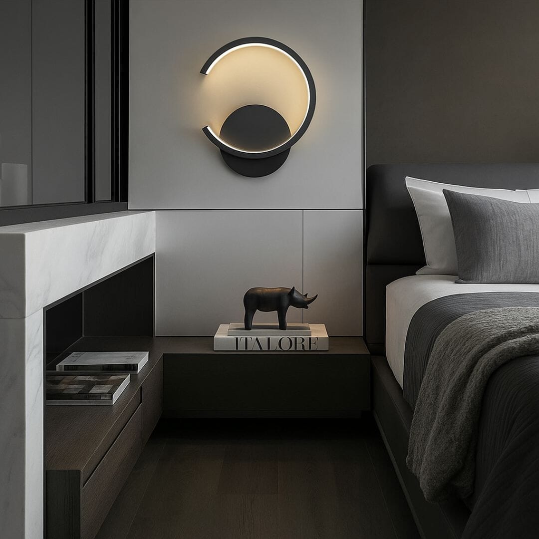 Stylish LED Wall Light Fixture - 14W Adjustable Color Temp