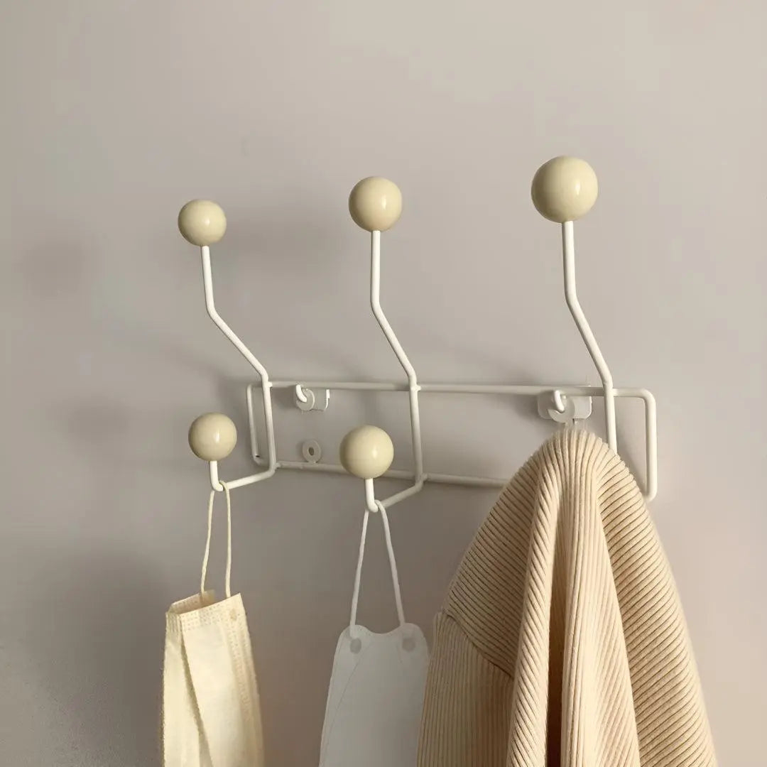 Mid-Century Style Coat Rack in Cast Iron for Hallway and Bedroom