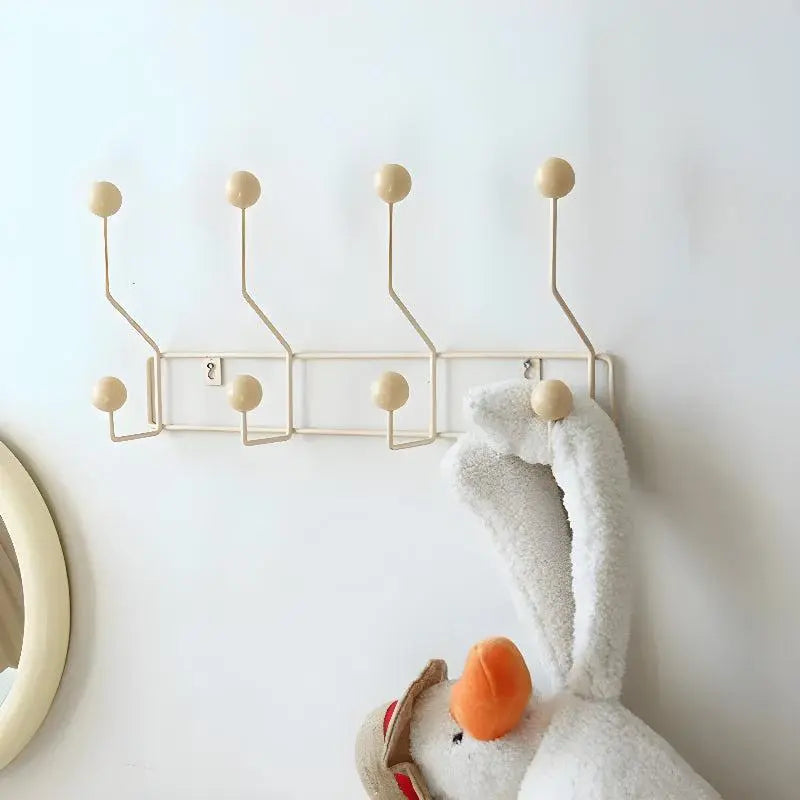 Mid-Century Style Coat Rack in Cast Iron for Hallway and Bedroom