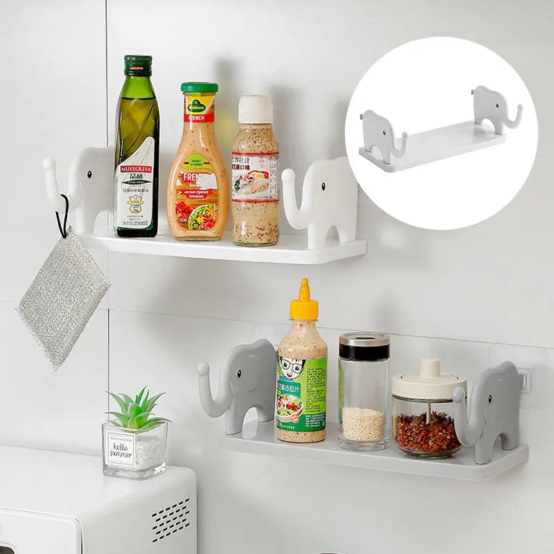 Elephant Design Wall-Mounted Shelf