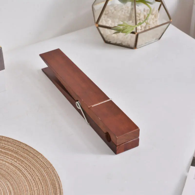 Towel Holder with Clothespins for Bathroom Use