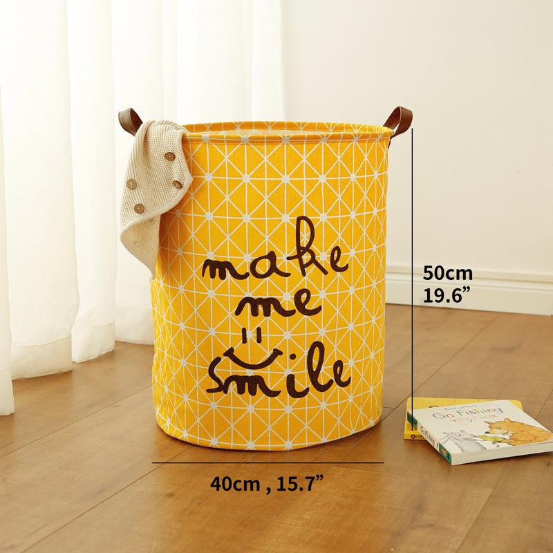 Chic Storage Solution – Quote Laundry Basket
