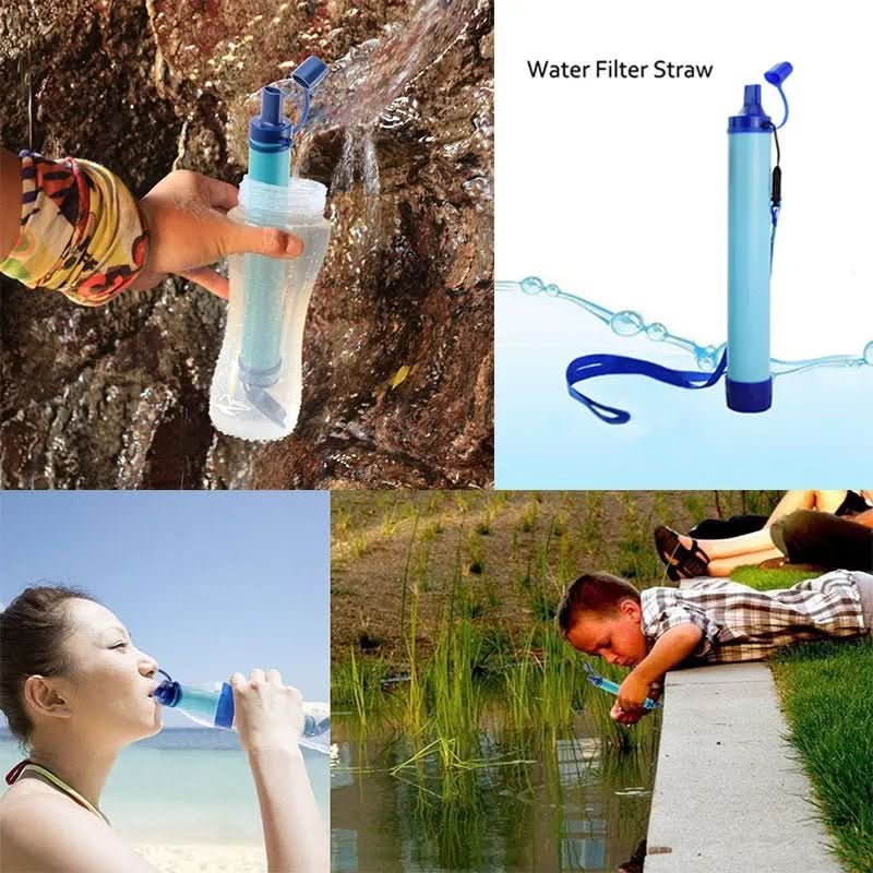 Compact Water Purifier – 4-Stage Filtration for Outdoor Use