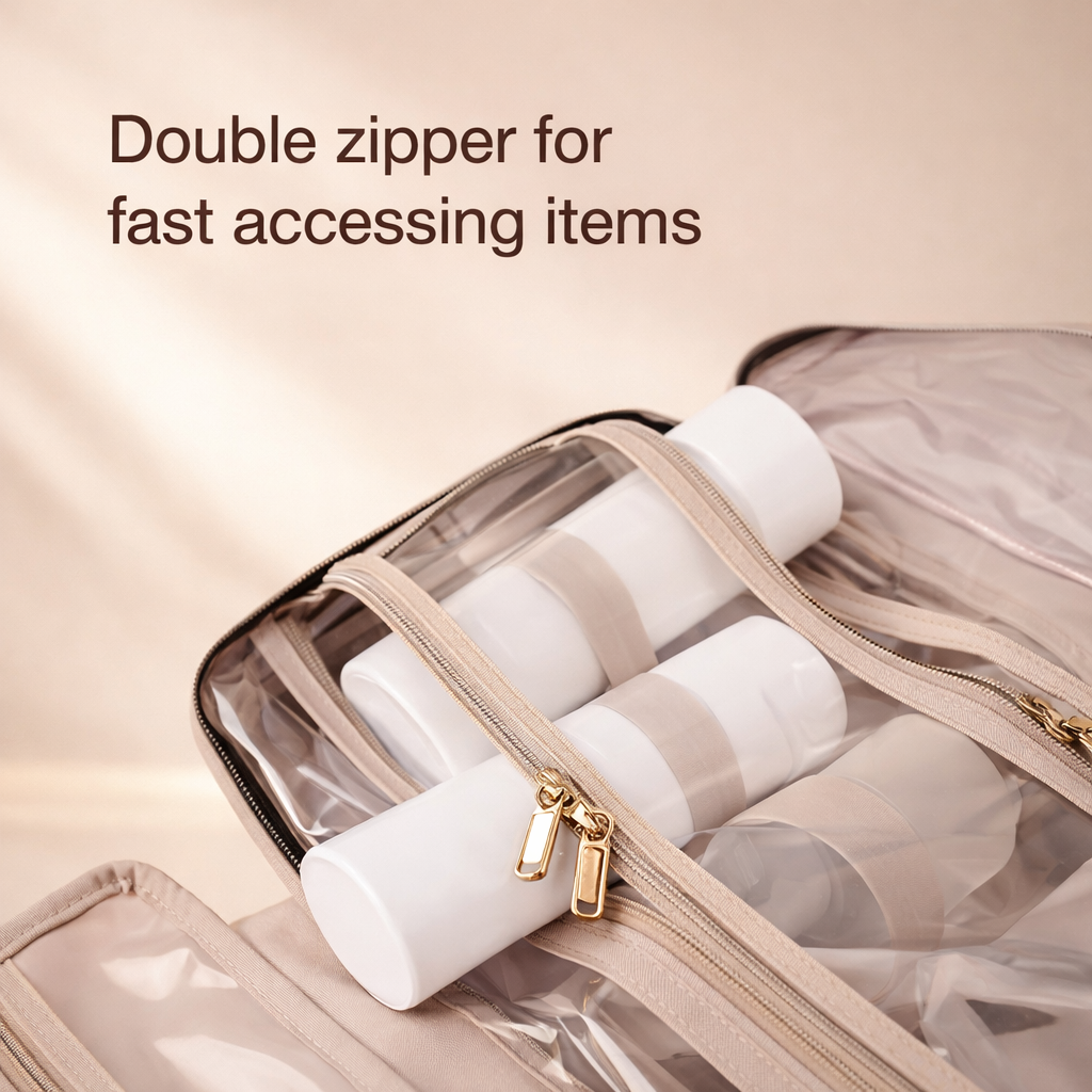 Waterproof Hanging Toiletry Organizer | Travel Cosmetic Storage Bag