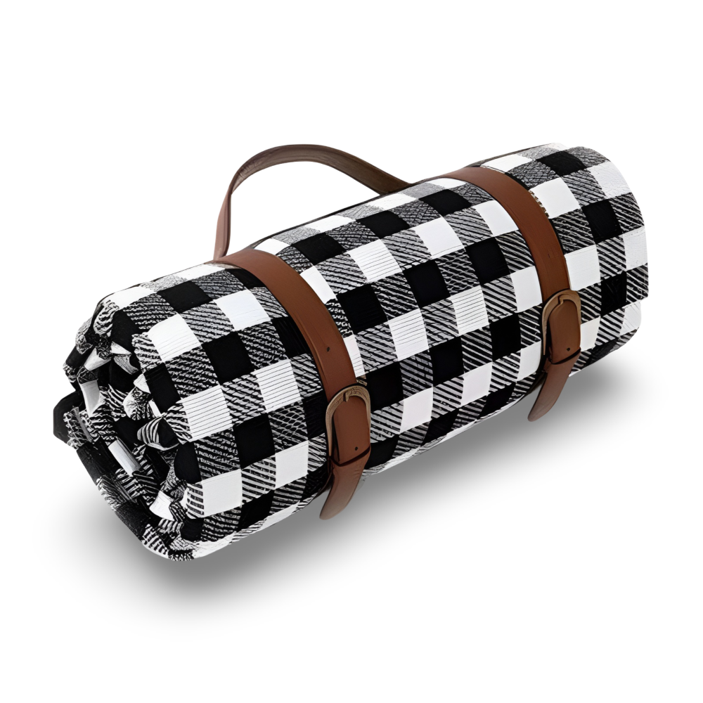 Foldable Picnic Blanket 200x200cm – Waterproof with Carry Handle