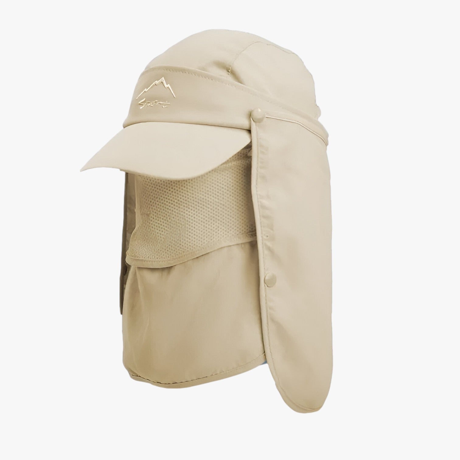 Foldable Water-Resistant UV Hat with Neck Shield
