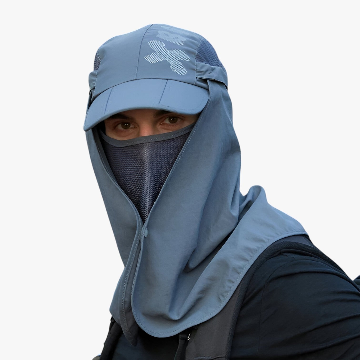 Foldable Water-Resistant UV Hat with Neck Shield