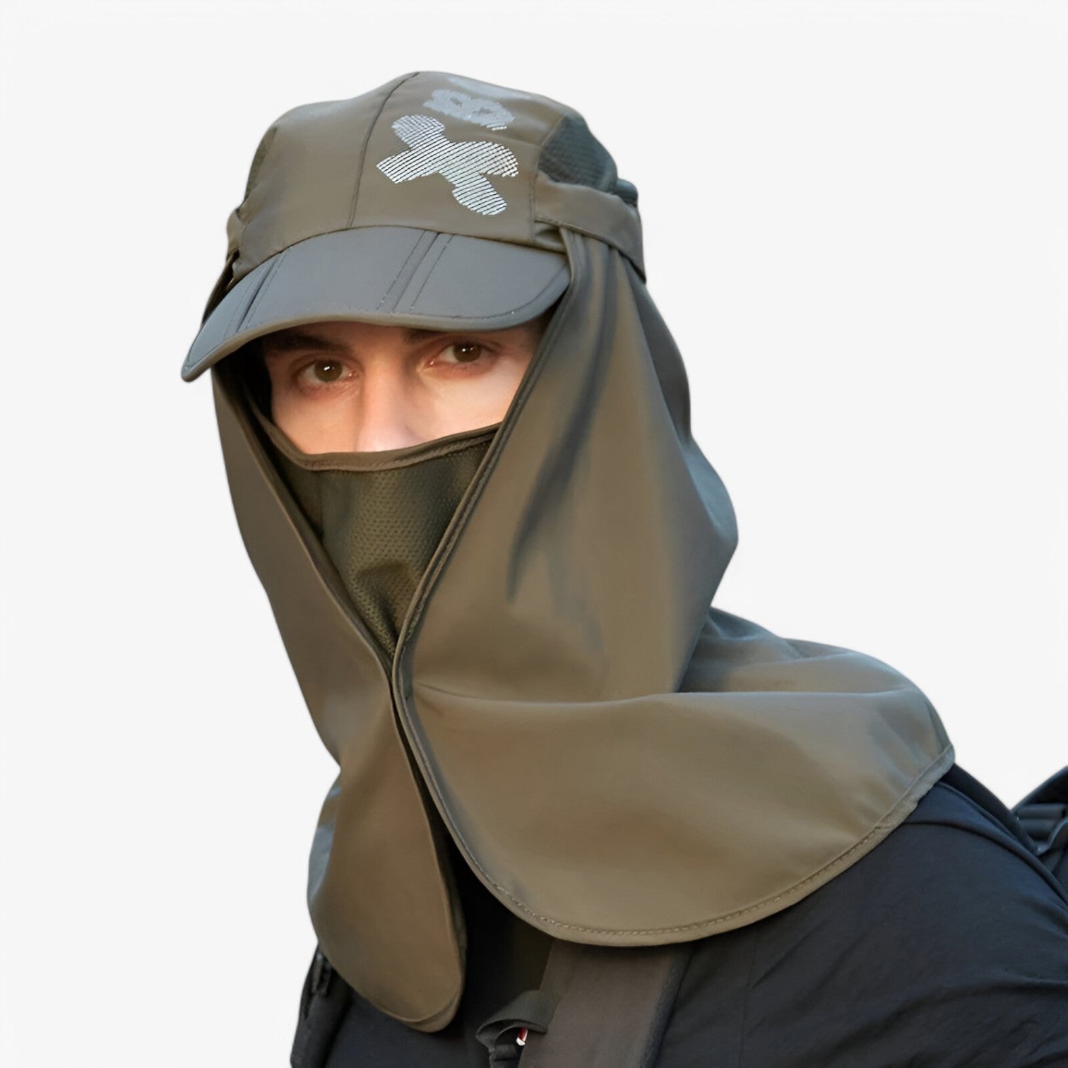 Foldable Water-Resistant UV Hat with Neck Shield