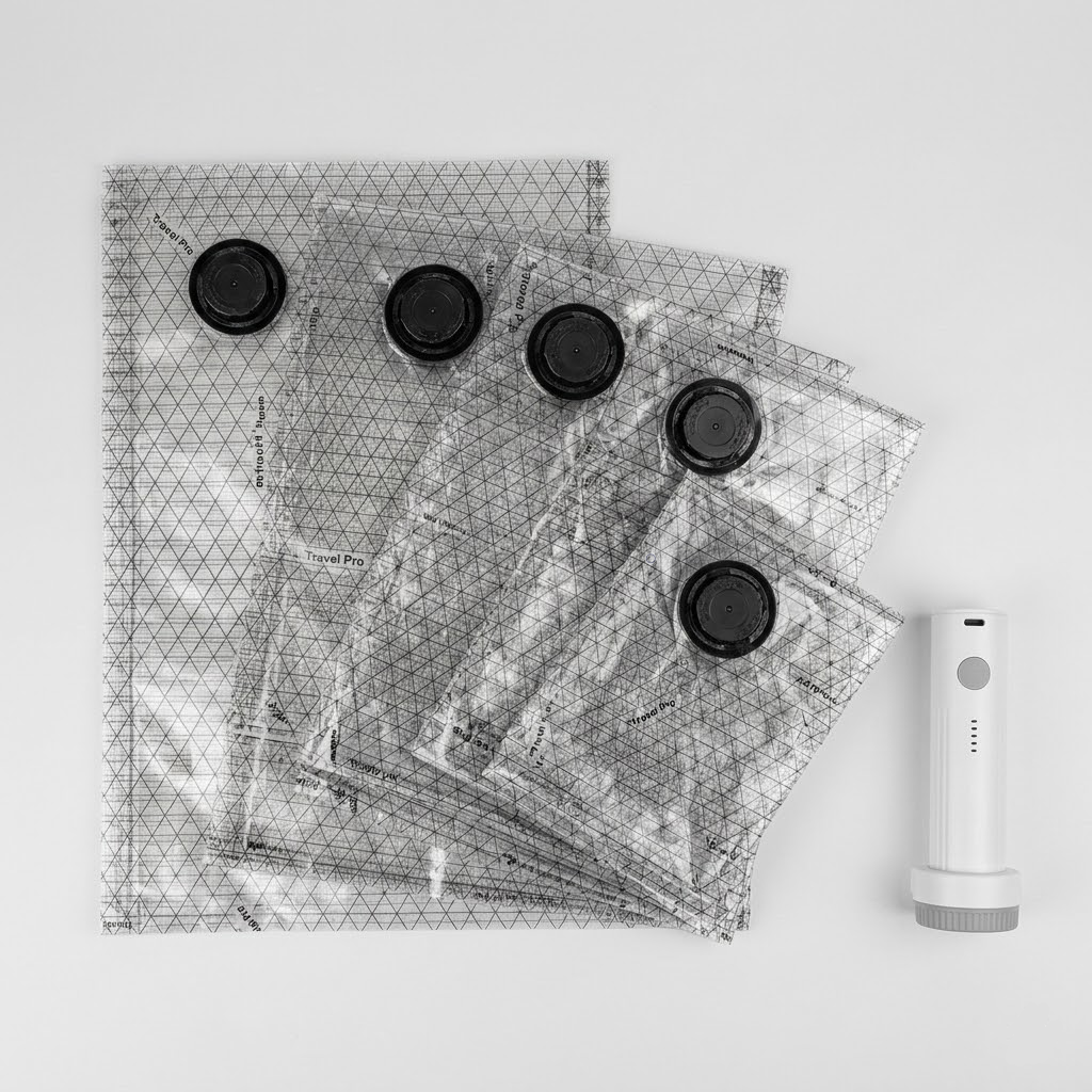 Compression Organizer for Travel and Closet – Space-Saving Vacuum Storage