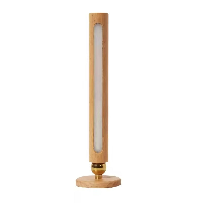 Stylish Wall-Mounted Light Fixture with 9W LED and Wood Accents