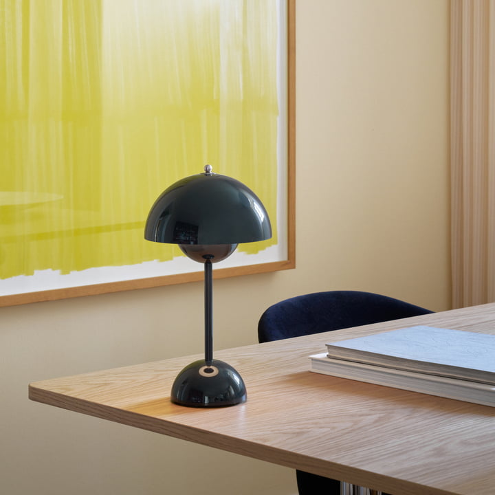 Retro Style Table Lamp – Wireless with 3 Adjustable Brightness Levels